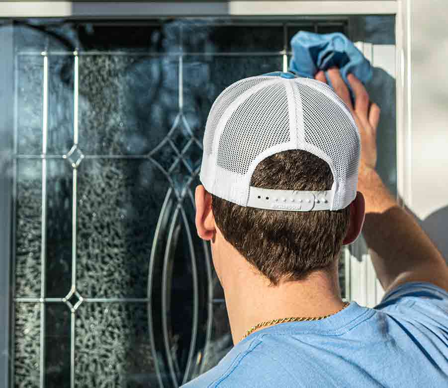 Residential window cleaning