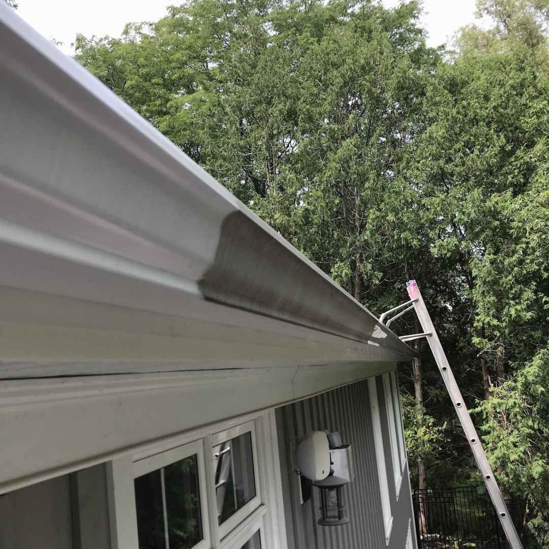 eavestrough washing